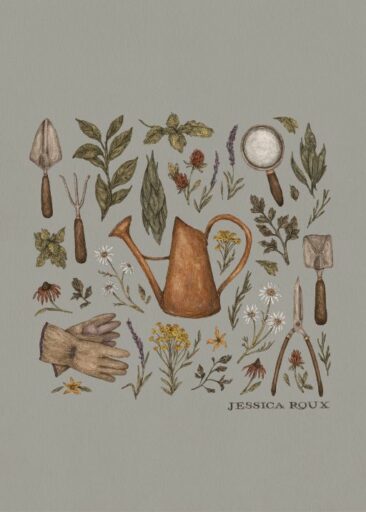 Gardening von Jessica Roux