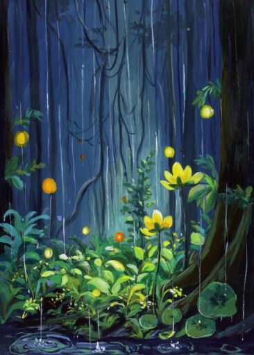 Deep forest bloom von Zoe Art Garden