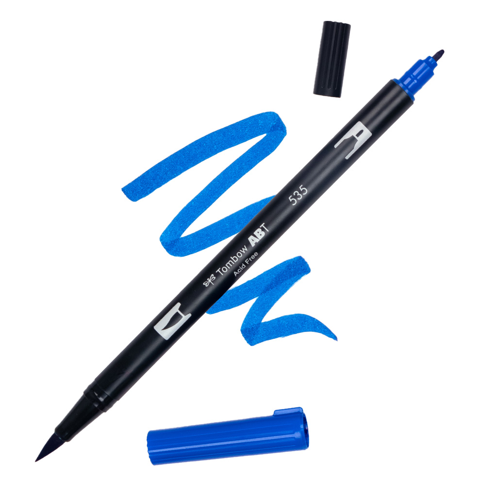 Tombow ABT Dual Brush 535 Cobalt Blue